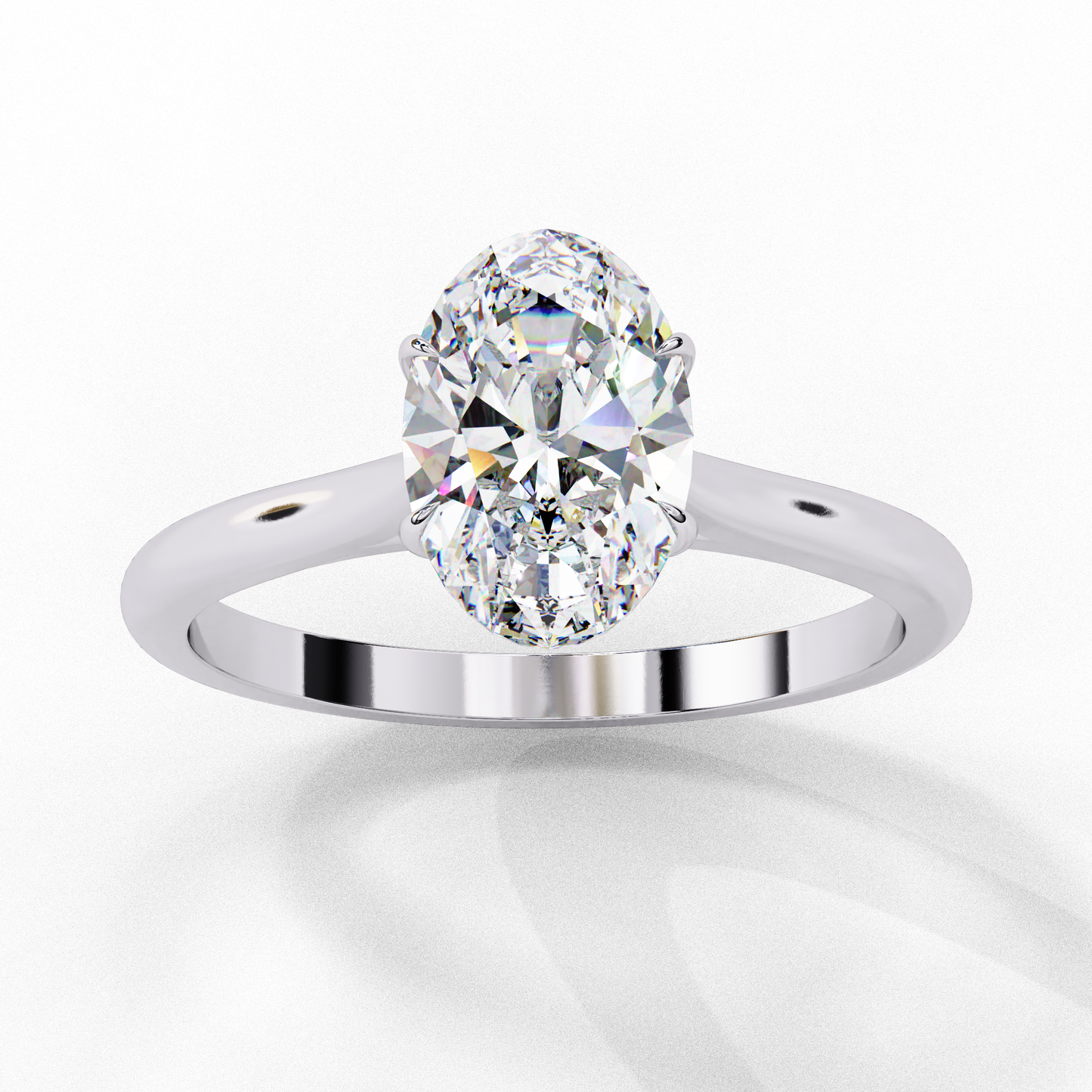 1.20 Ct Oval Cut Pave Set Lab Grown Diamond Vintage Minimalist Engagement Ring for you