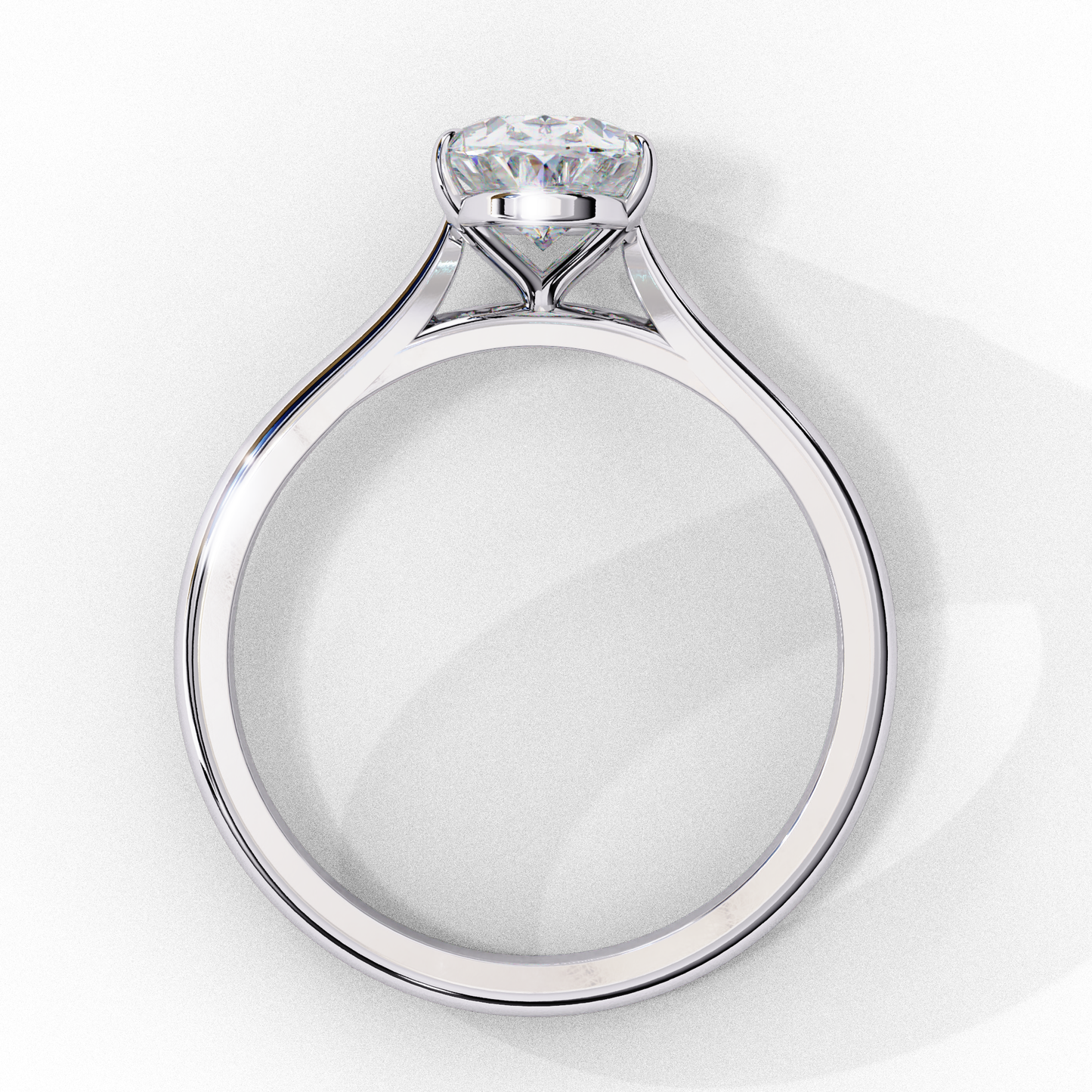 1.20 Ct Oval Cut Pave Set Lab Grown Diamond Vintage Minimalist Engagement Ring for you