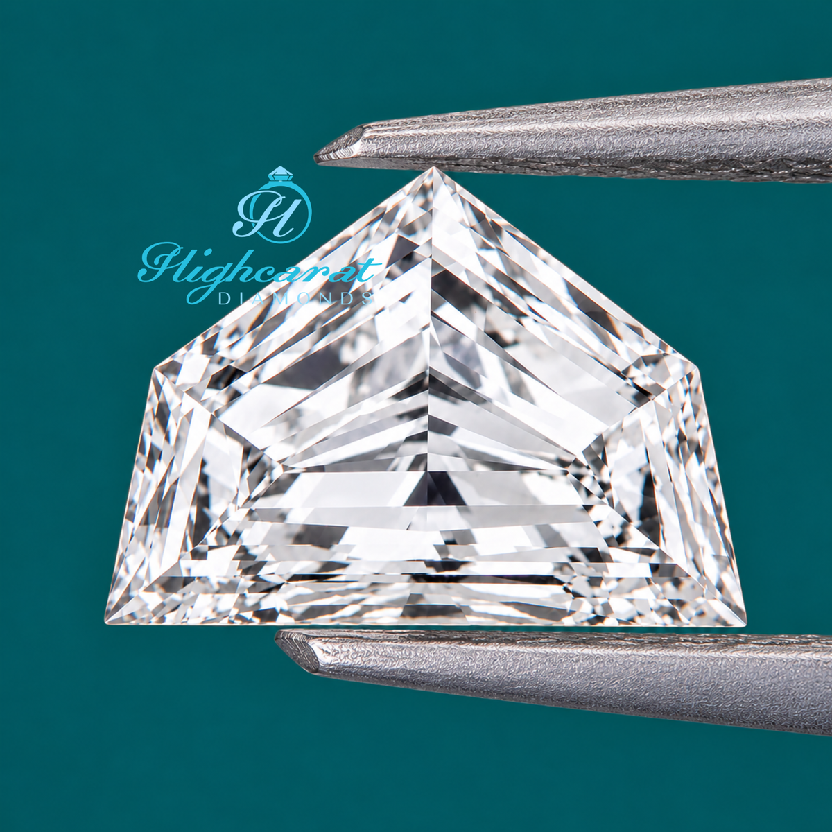 Unique Trapezoid Step Cut Lab Grown Diamond Stone