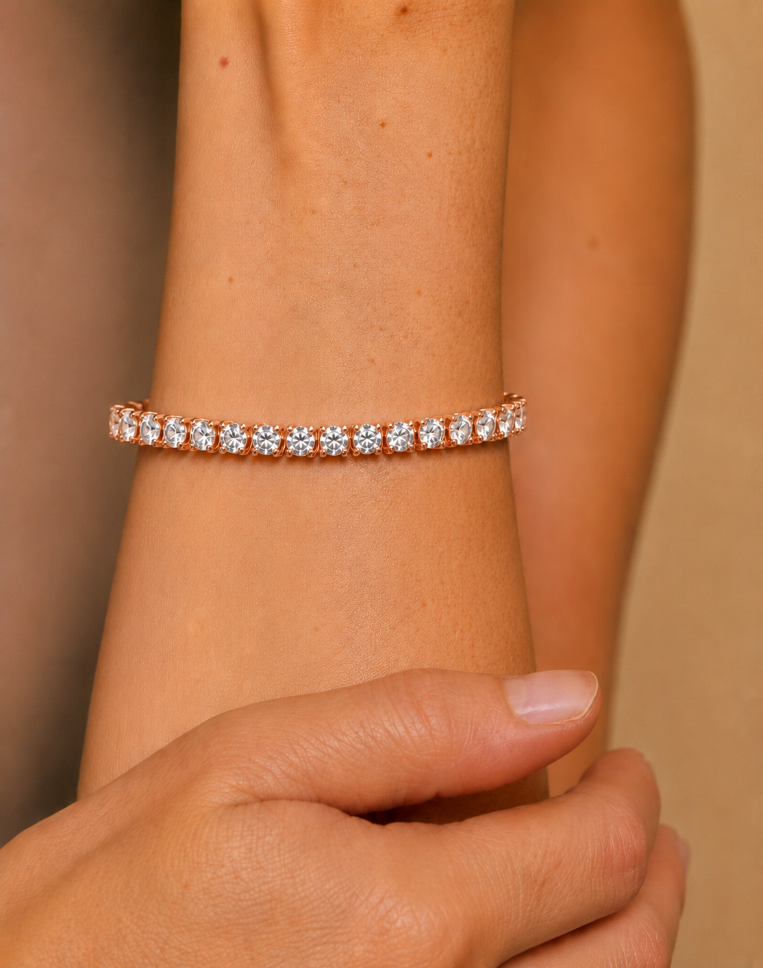 12.10Ct Round Cut Lab Grown Diamond Classic Tennis Bracelet