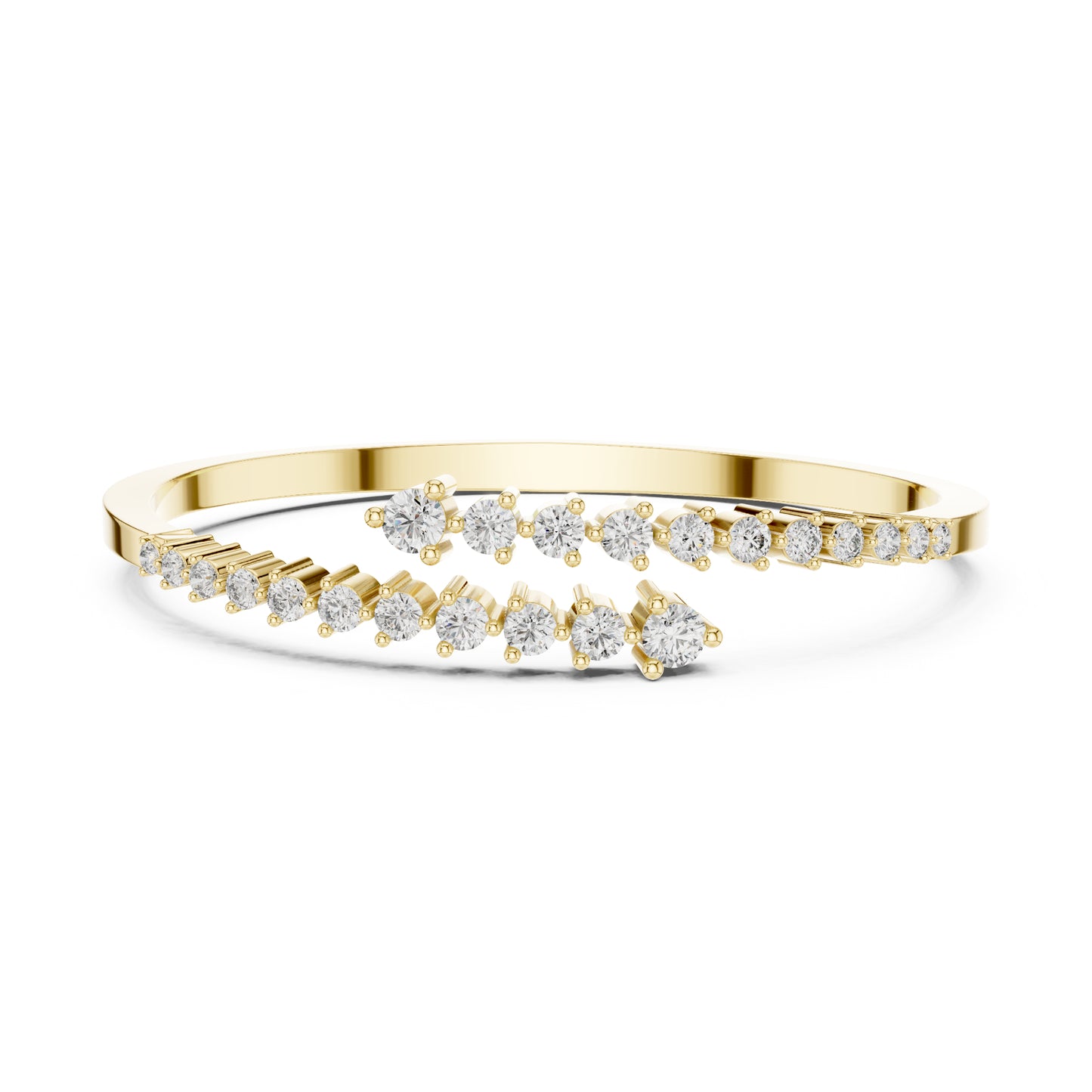 1.93 CTRound Cut Diamond Dainty Hand Crafted Cluster Vintage Timeless Bracelet Gift for Her Women's - HIGHCARAT DIAMONDS