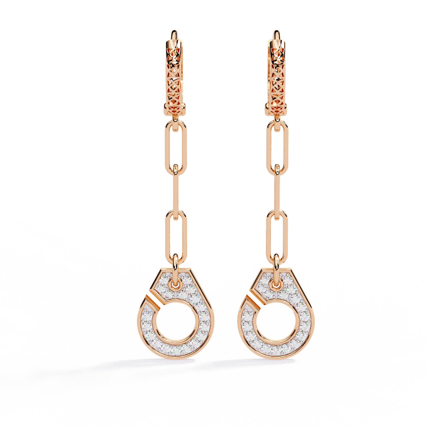 Round Cut Diamond Antique Handcrafted Stacking Perfect Cluster Minimalist Party Wear Aura Earring For Her