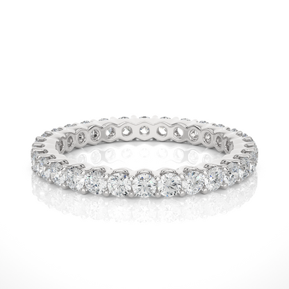 1.20 Ct Round Shaped Colorless Lab Grown & Natural Diamond Eternity Band Ring  For Wedding And Also Using Wear Using Unisex