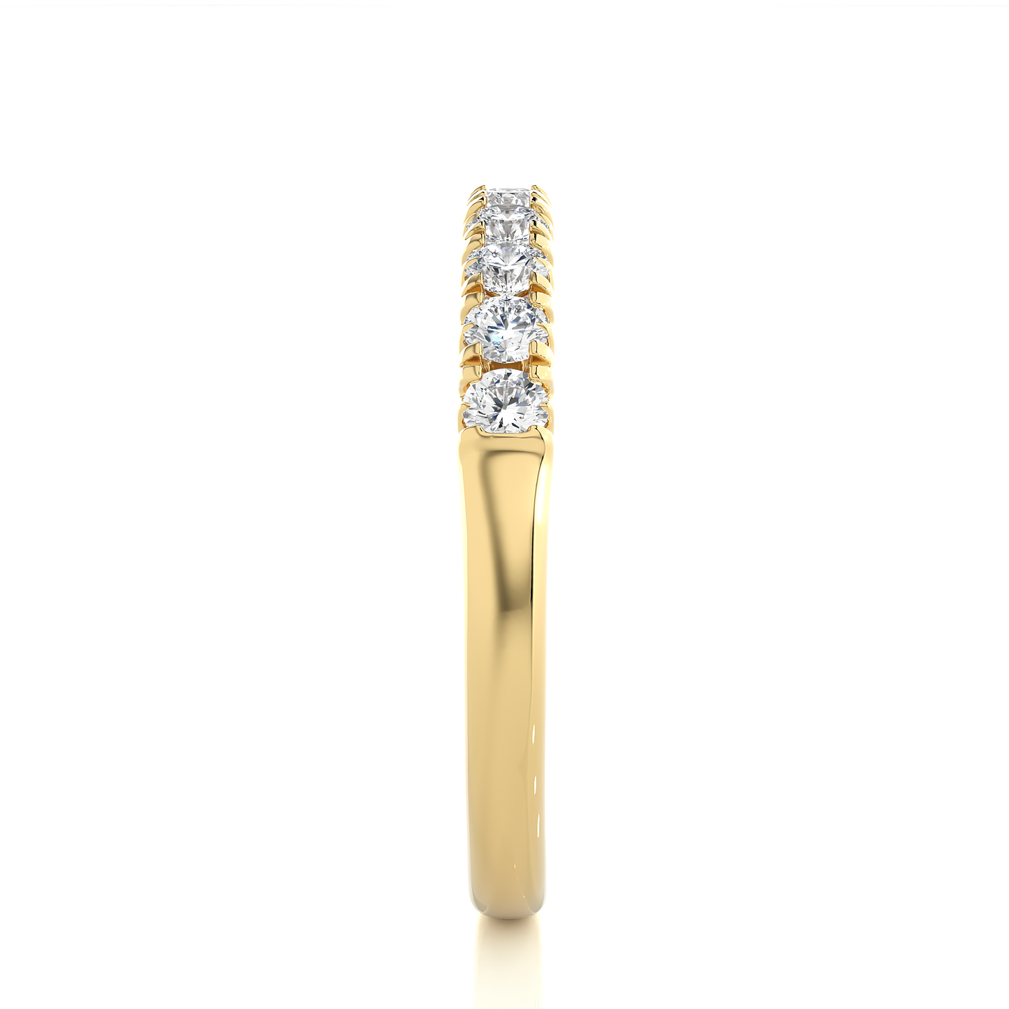 Elegant 0.47 CT Women's Round Diamond Eternity Band Sparkling Circle of Beauty - HIGHCARAT DIAMONDS