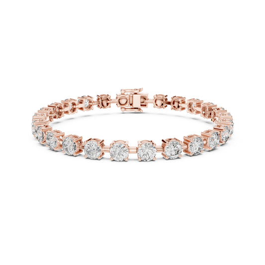 10.50Ct Round Cut High Quality Lab Grown Diamond Unique Delicate Sparkling Vintage Tennis Bracelet
