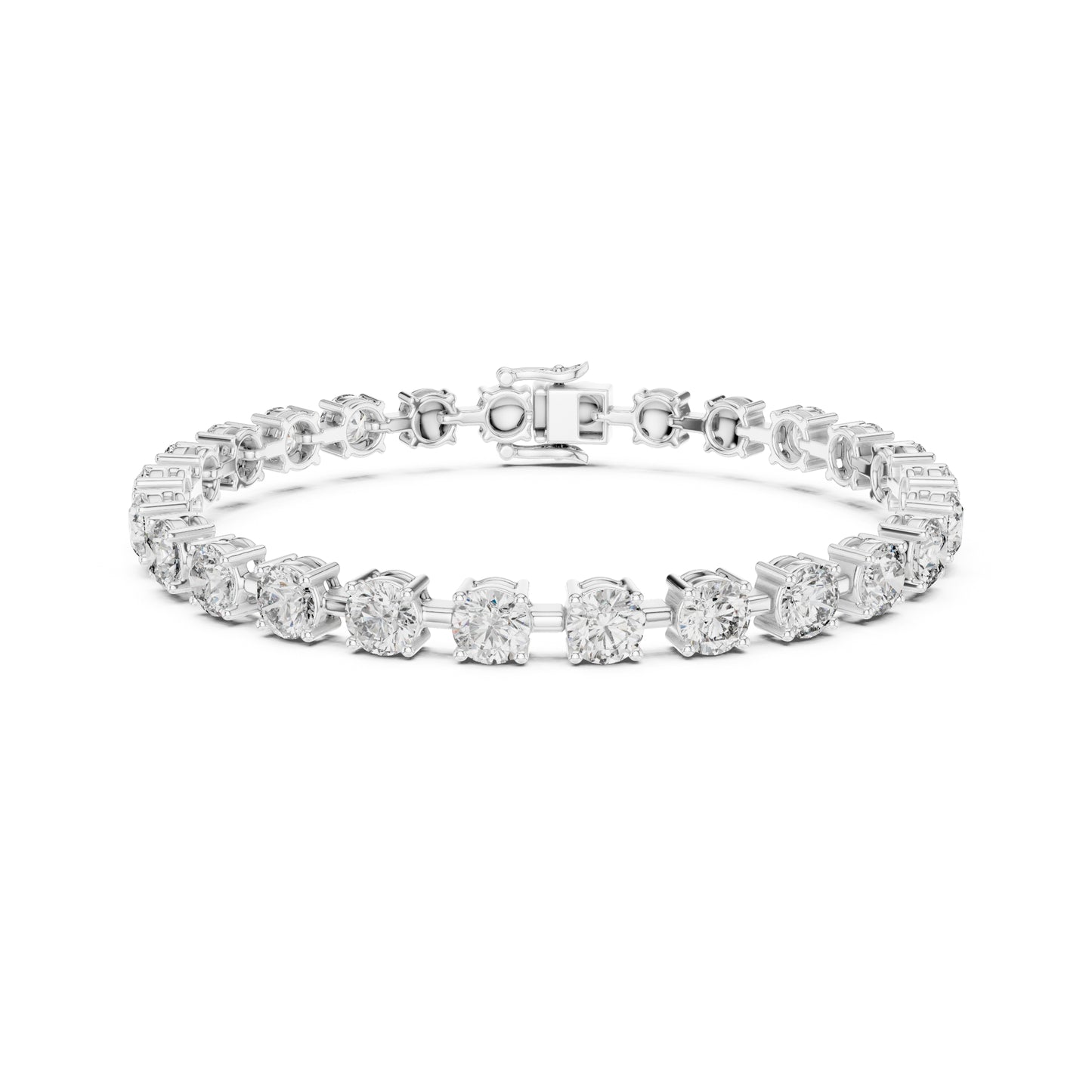 10.50Ct Round Cut High Quality Lab Grown Diamond Unique Delicate Sparkling Vintage Tennis Bracelet
