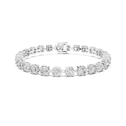 10.50Ct Round Cut High Quality Lab Grown Diamond Unique Delicate Sparkling Vintage Tennis Bracelet