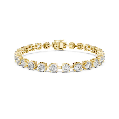10.50Ct Round Cut High Quality Lab Grown Diamond Unique Delicate Sparkling Vintage Tennis Bracelet