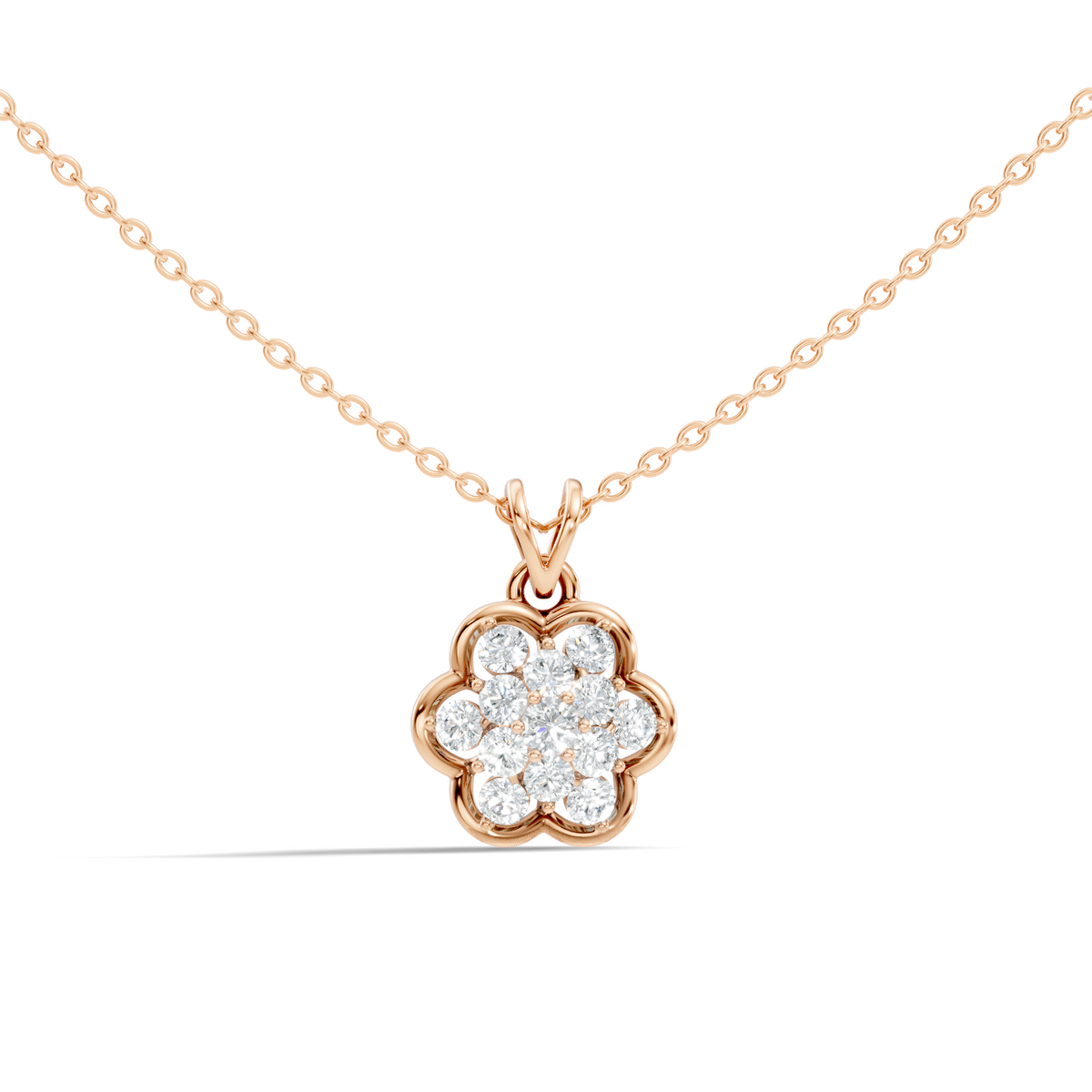 Elegant Women's Diamond Pendant 0.81 Carat Minimalist Handmade Necklace Pendant For Her - HIGHCARAT DIAMONDS