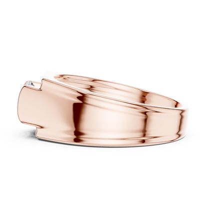 1.00 Ct Round Shapes Lab Grown Diamond Ring Classic Vintage New Style Men's Diamond Ring Daily Wear