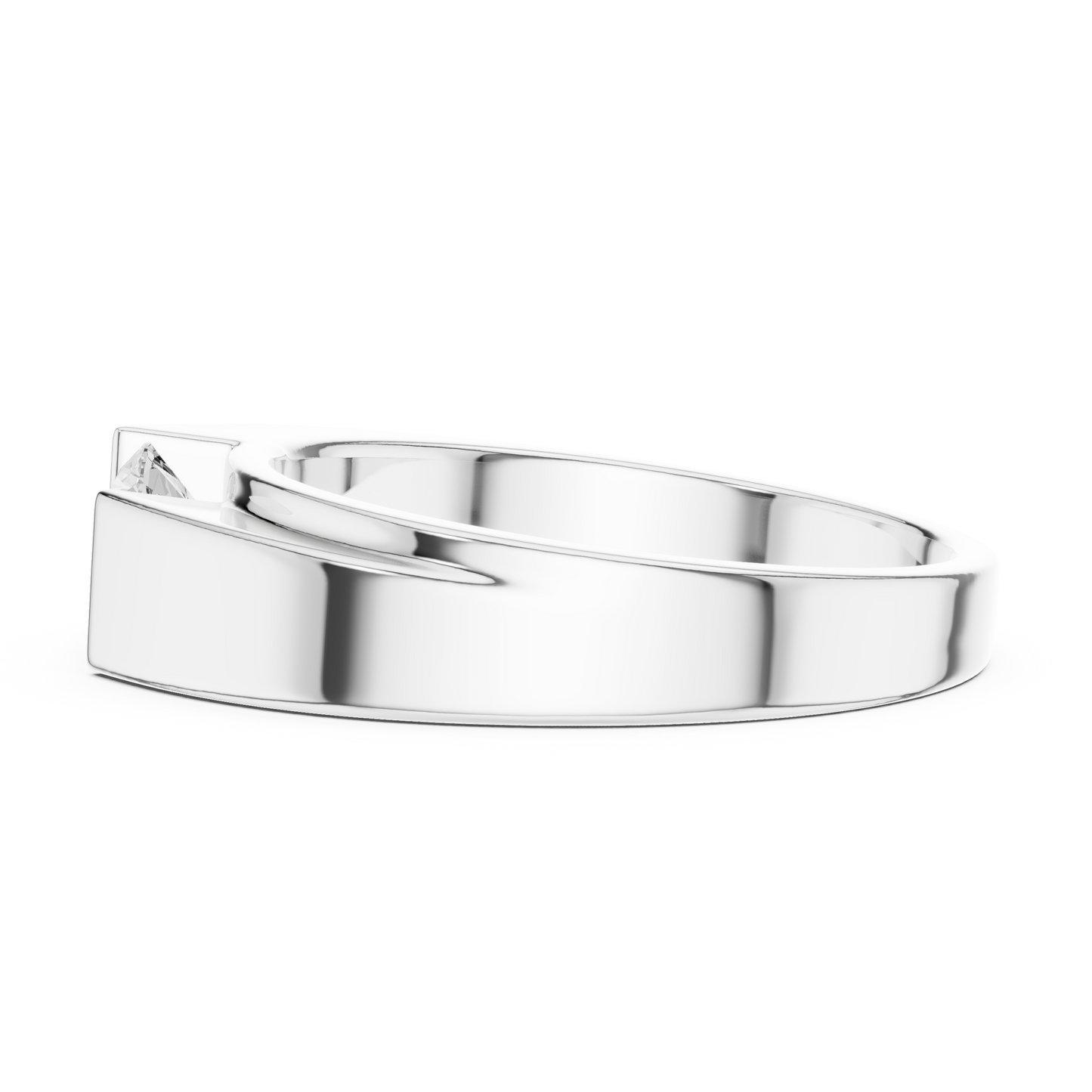 Men's Round Shapes Lab Grown Diamond 14k Solid Gold Stunning Wedding Wear Ring