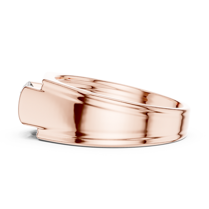 Lab Grown Round Shape Diamond, Dazzling Every Time Any occasion Men's Diamond Ring