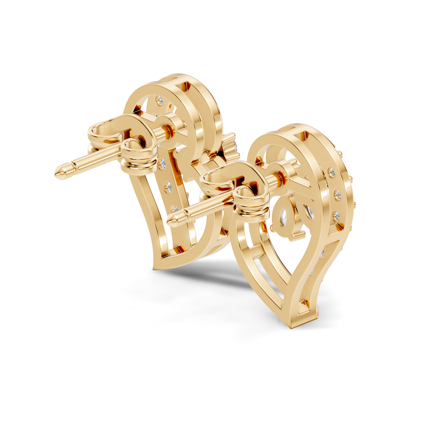 Round And Pear Shape Lab Grown Lab Grown & Natural Diamond Unique Style Earrings For Her