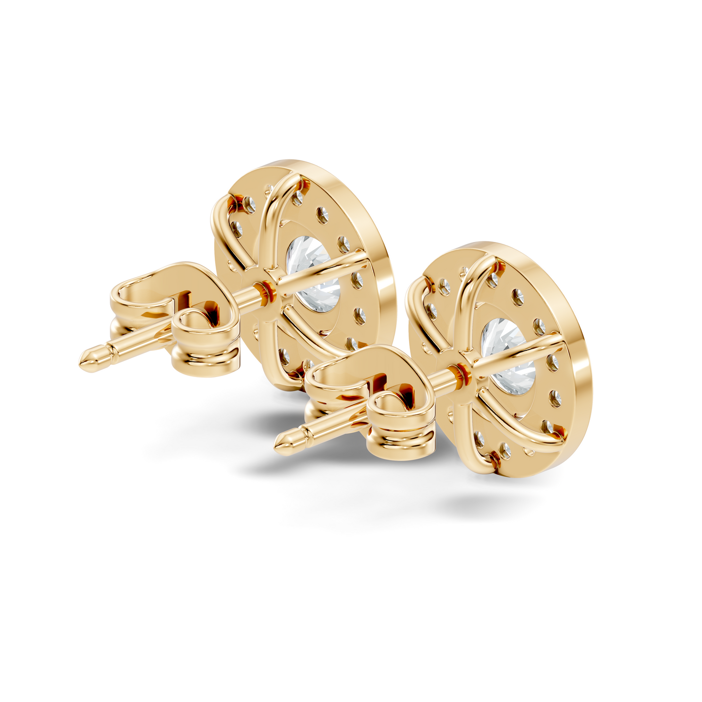 1.22 Ct Lab Grown Round Diamond New Classic Affordable Earrings For Anniversary Gift Her