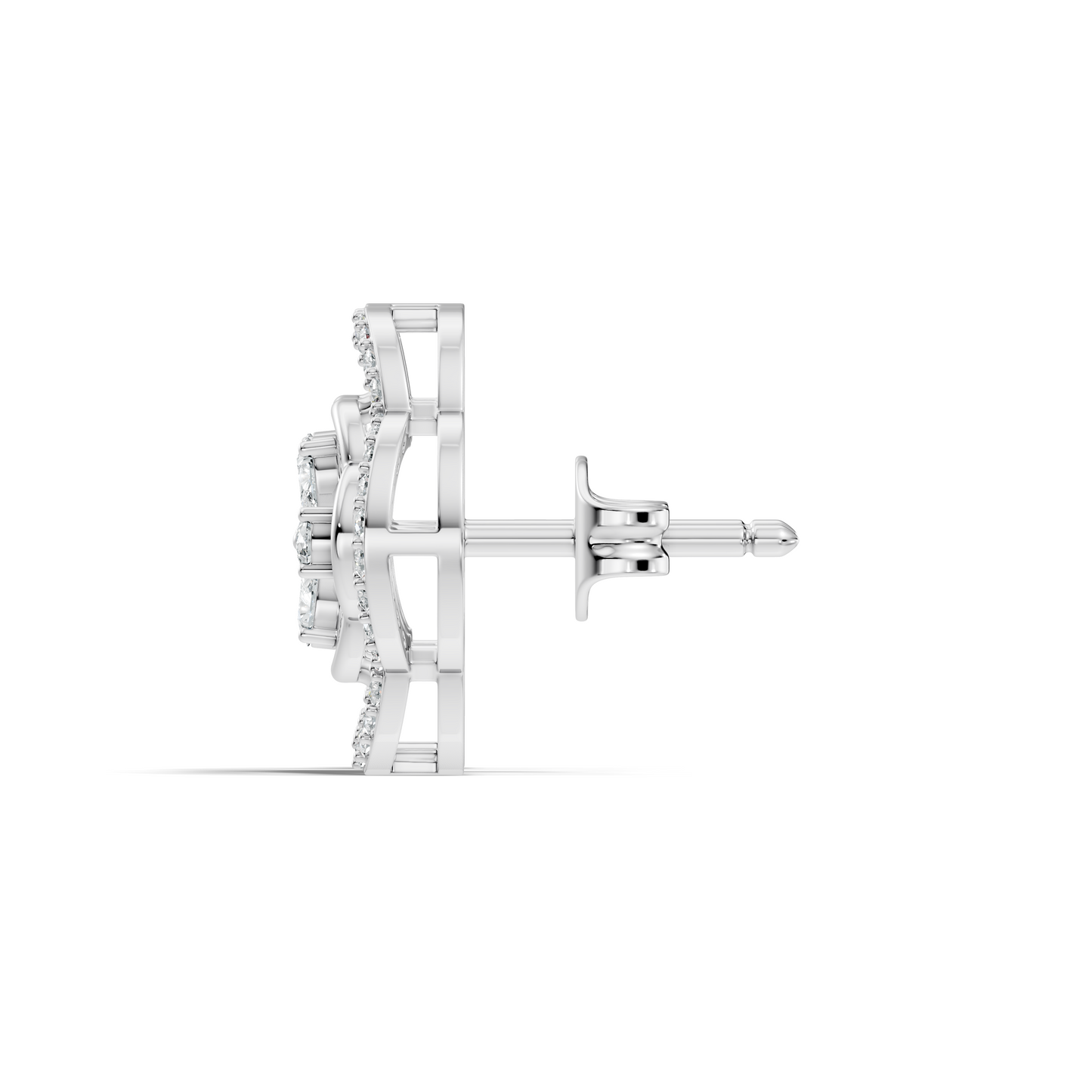 Pear & Round Shape Natural And Lab Grown Diamond Stunning Every Occasion Wear Diamond earrings For Her