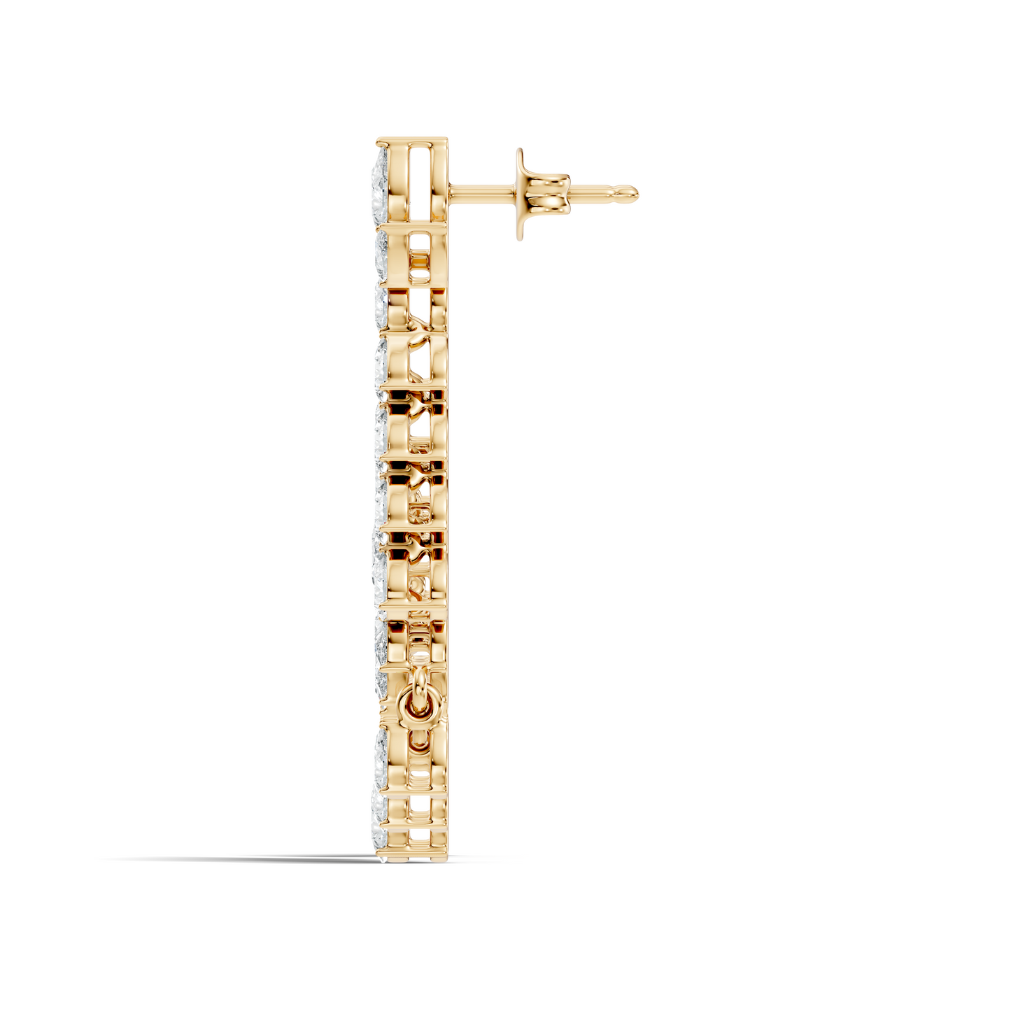 Pear Shape 8.10 Ct Lab Grown & Natural Diamond Sparkling Shinny Beautiful Earrings For Anniversary Gift