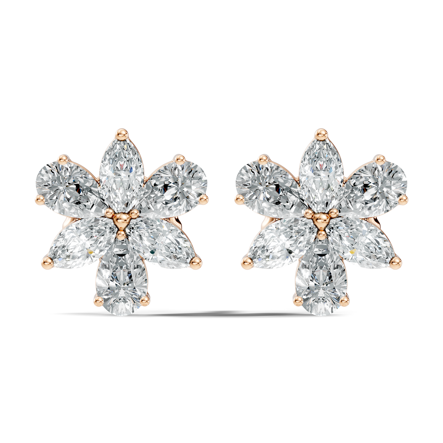 1.68 Ct Marquise & Pear Shape Natural & Lab grown Diamond Stunning Shinning Vintage Diamond Earrings For Birthday gif