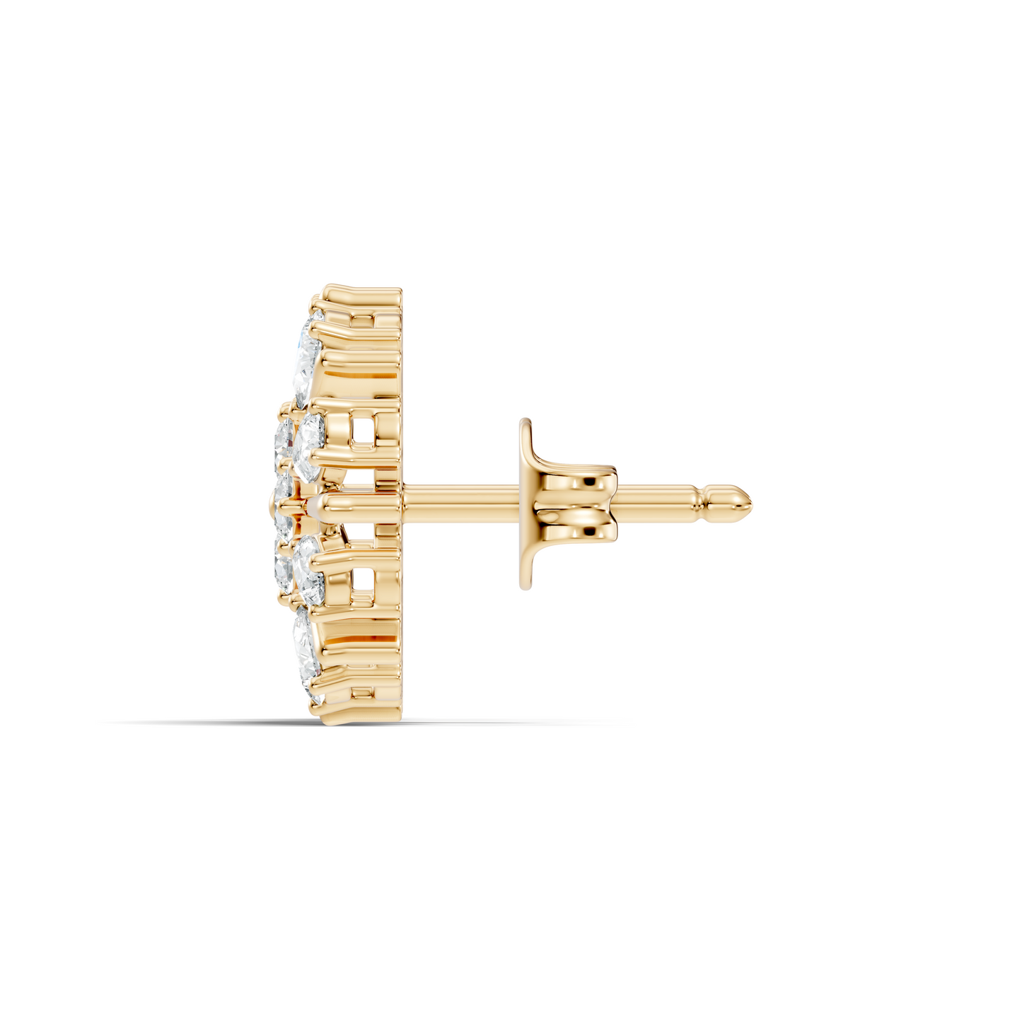 2.32 Ct Sparkling Round Style Round & Pear Shape Natural-Lab Grown Diamond Esthetical Party Wear Diamond Earrings For Women