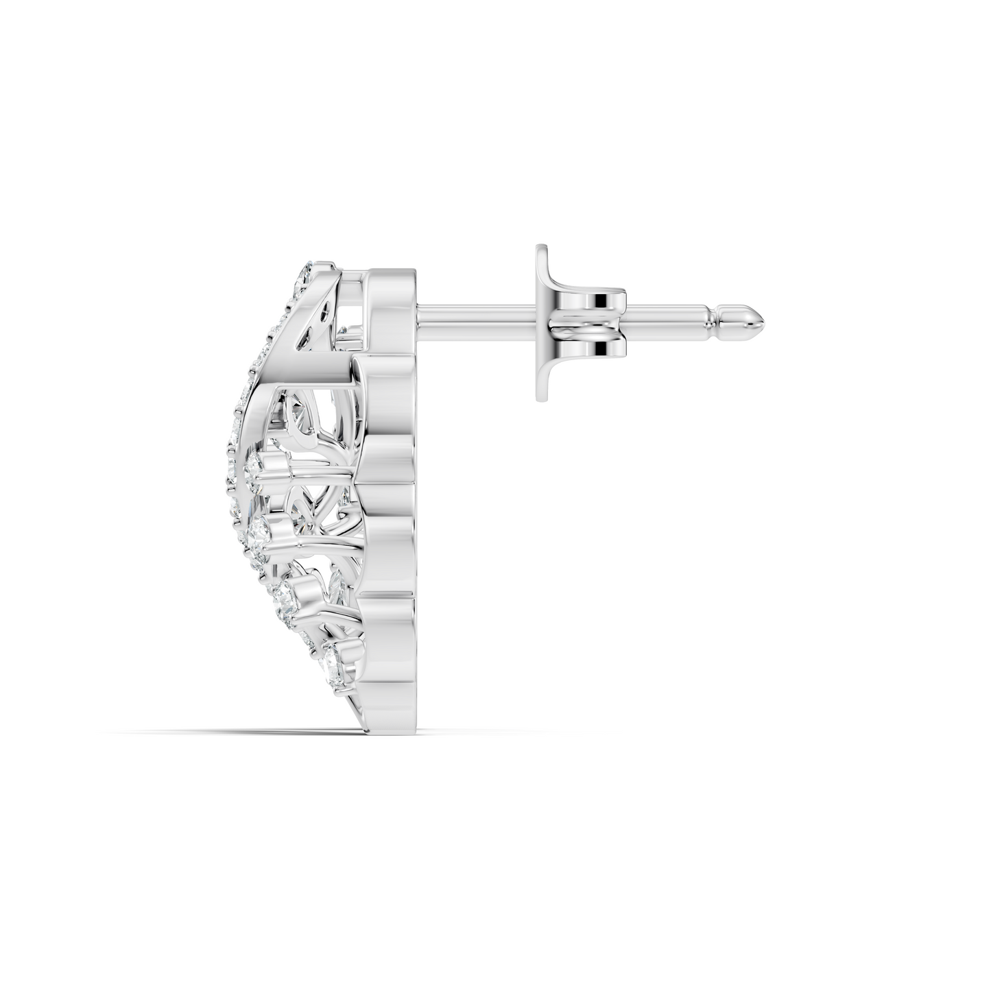 Round And Pear Shape 1.79 Ct Lab Grown & Natural Diamond Women New Style Earrings