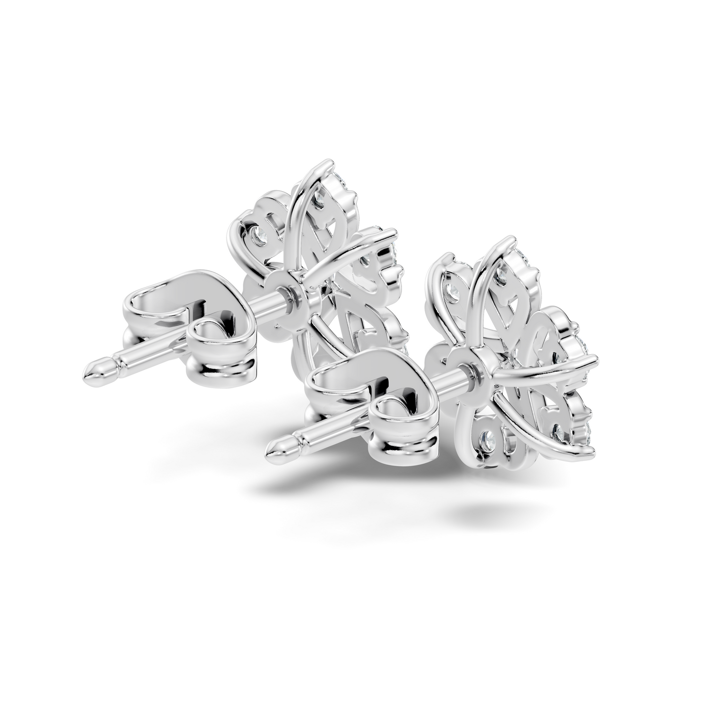 Round Shape Natural-Lab Grown Stunning New Style Affordable Diamond Earrings For Her