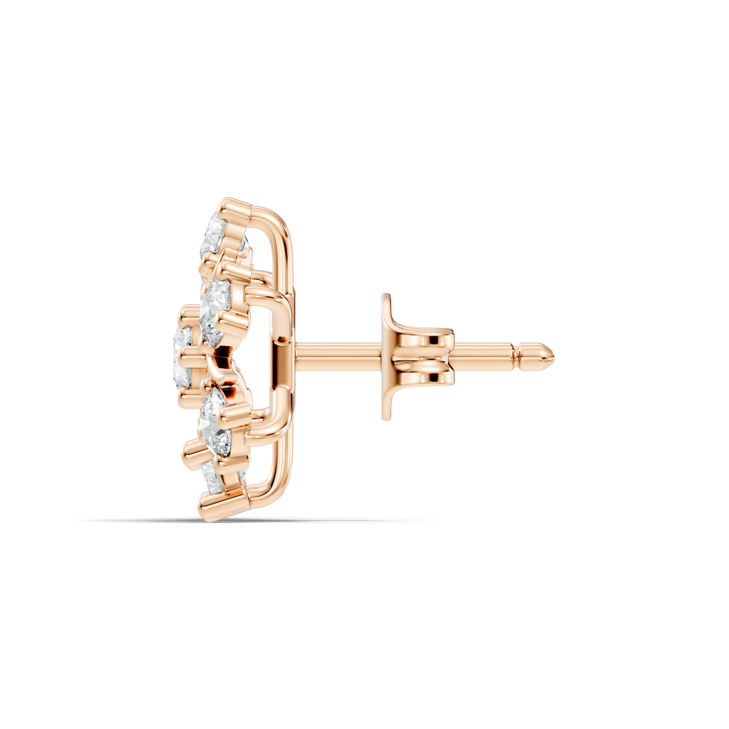 Stunning 1.34 CT Round Cut Diamond Stud Earrings Lab-Grown & Natural