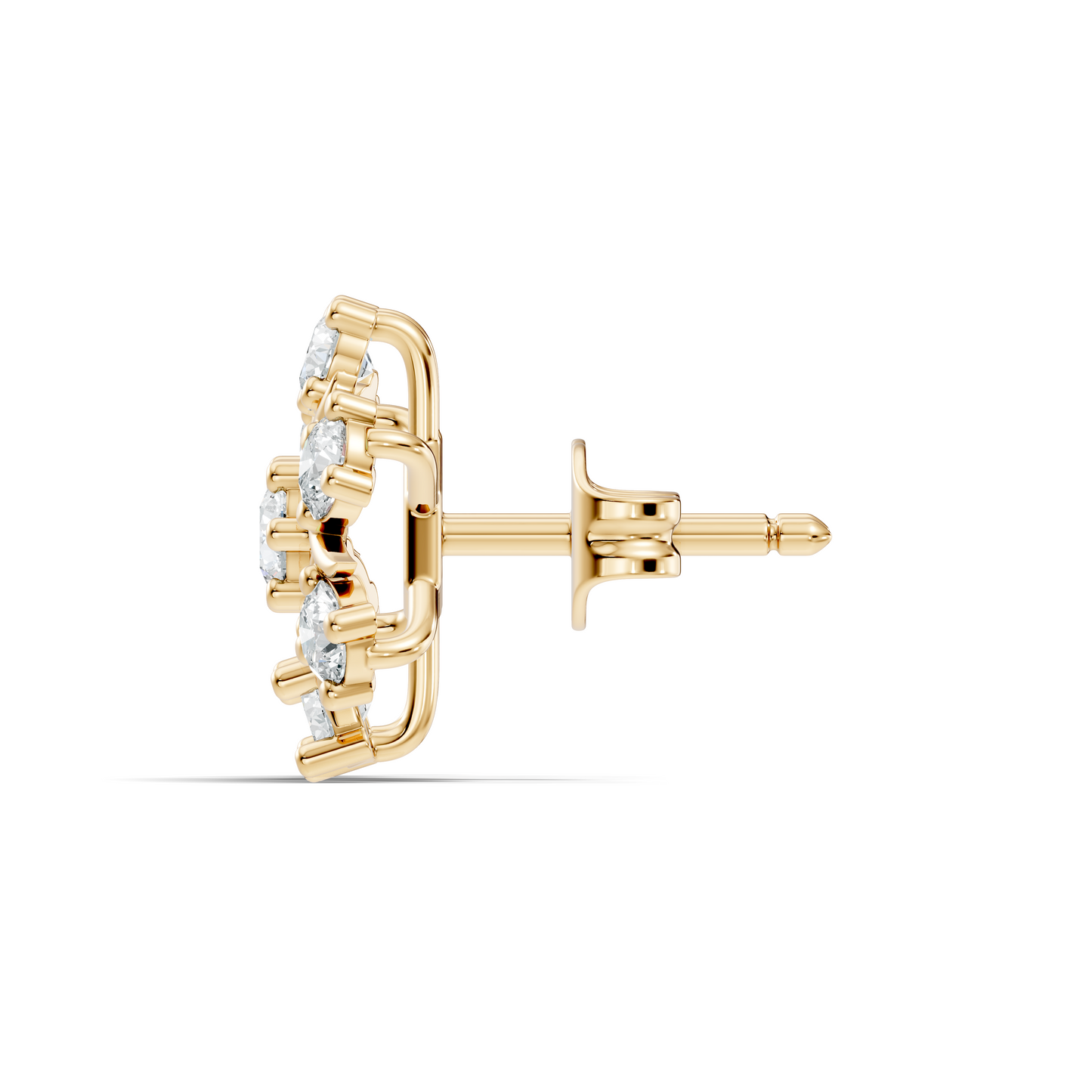 Stunning 1.34 CT Round Cut Diamond Stud Earrings Lab-Grown & Natural