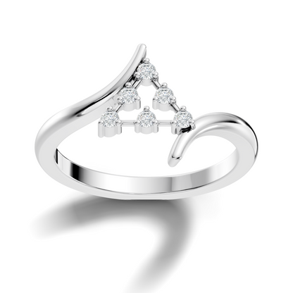 Vintage Round Cut White Colorless Diamond Elegant Art Deco Dainty Stunning Party Wear Ring For Her