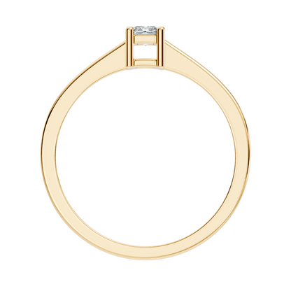 Radiant Cut Top Grade Lab Grown Diamond Solitaire Dainty Prong Set Vintage Cluster Engagement Ring For Her