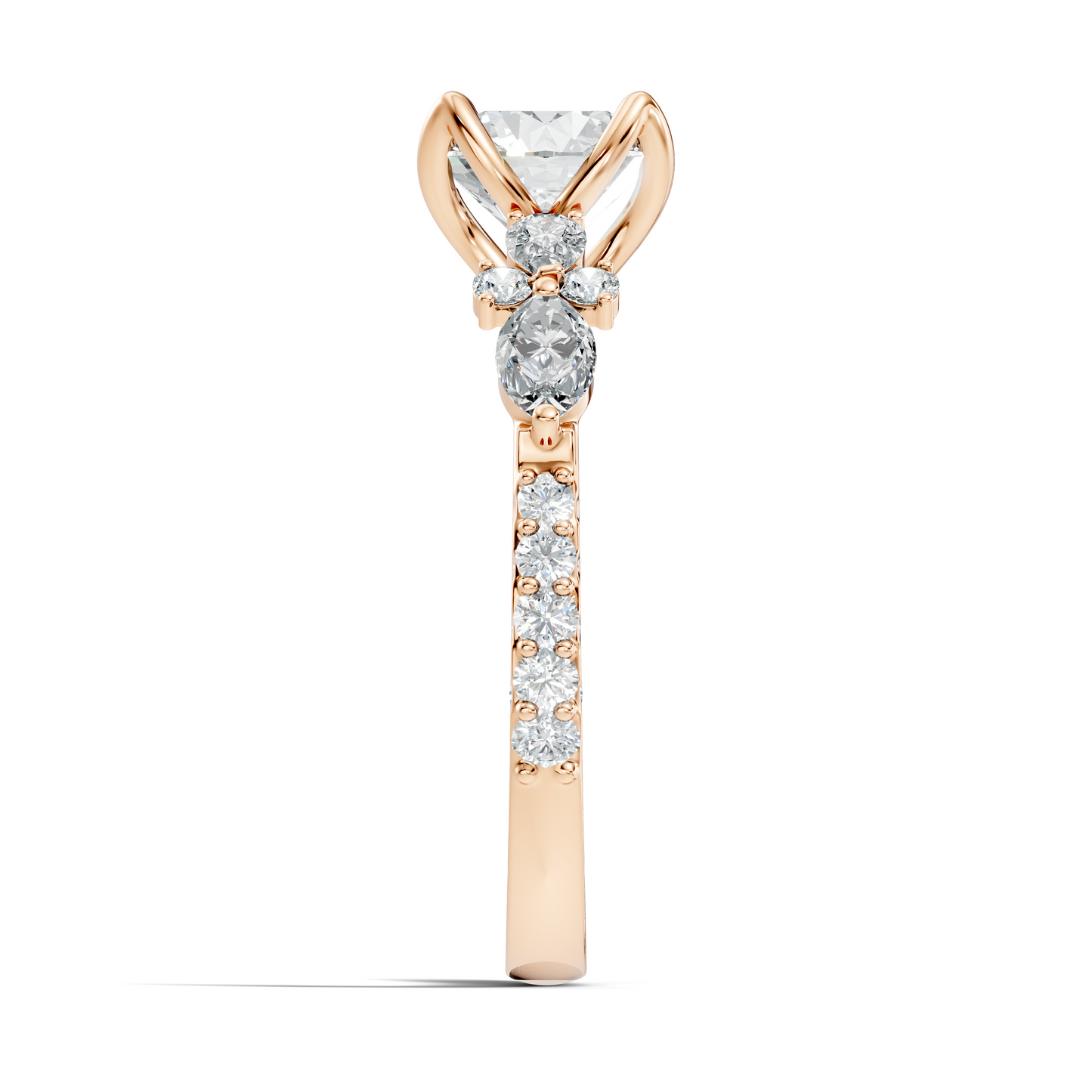 1.66CT Round, Marquise and Pear Cut Top Grade Diamond Minimalist Dainty Stunning Party Wear Ring