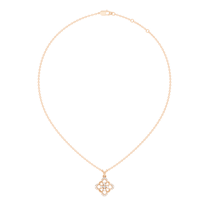 Elegant  Round Diamond Pendant 0.25 Carat Minimalist Handmade Necklace Pendant Jewelry