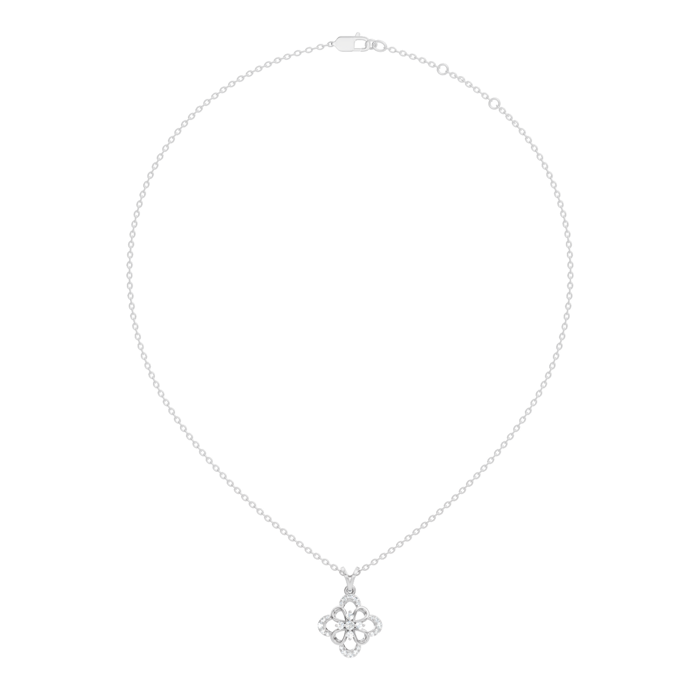 Elegant  Round Diamond Pendant 0.25 Carat Minimalist Handmade Necklace Pendant Jewelry