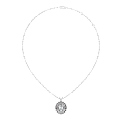 0.89 CT Round Lab-Grown Diamond Pendant In 14K Solid Yellow Gold Gift