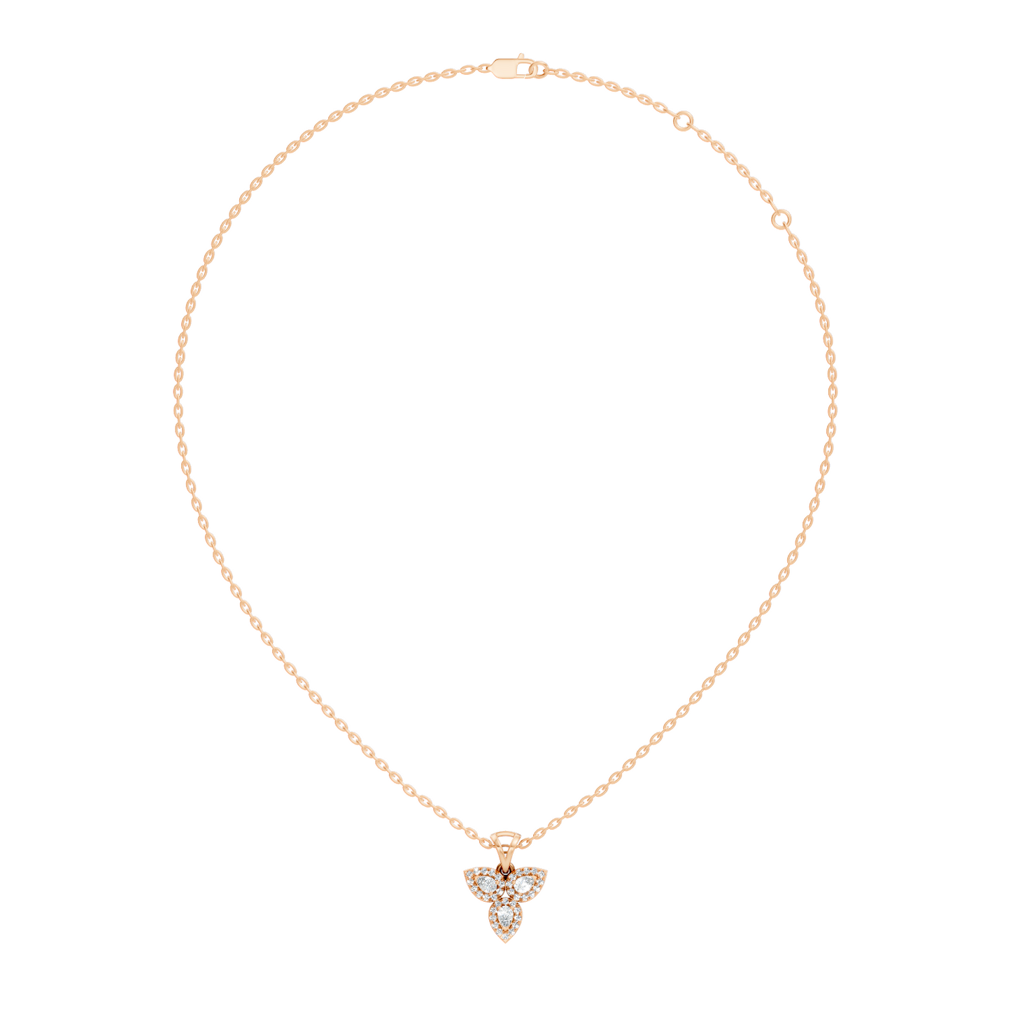 Elegant 0.53 Carat Pear Cut Diamond Pendant Perfect Gift for Women