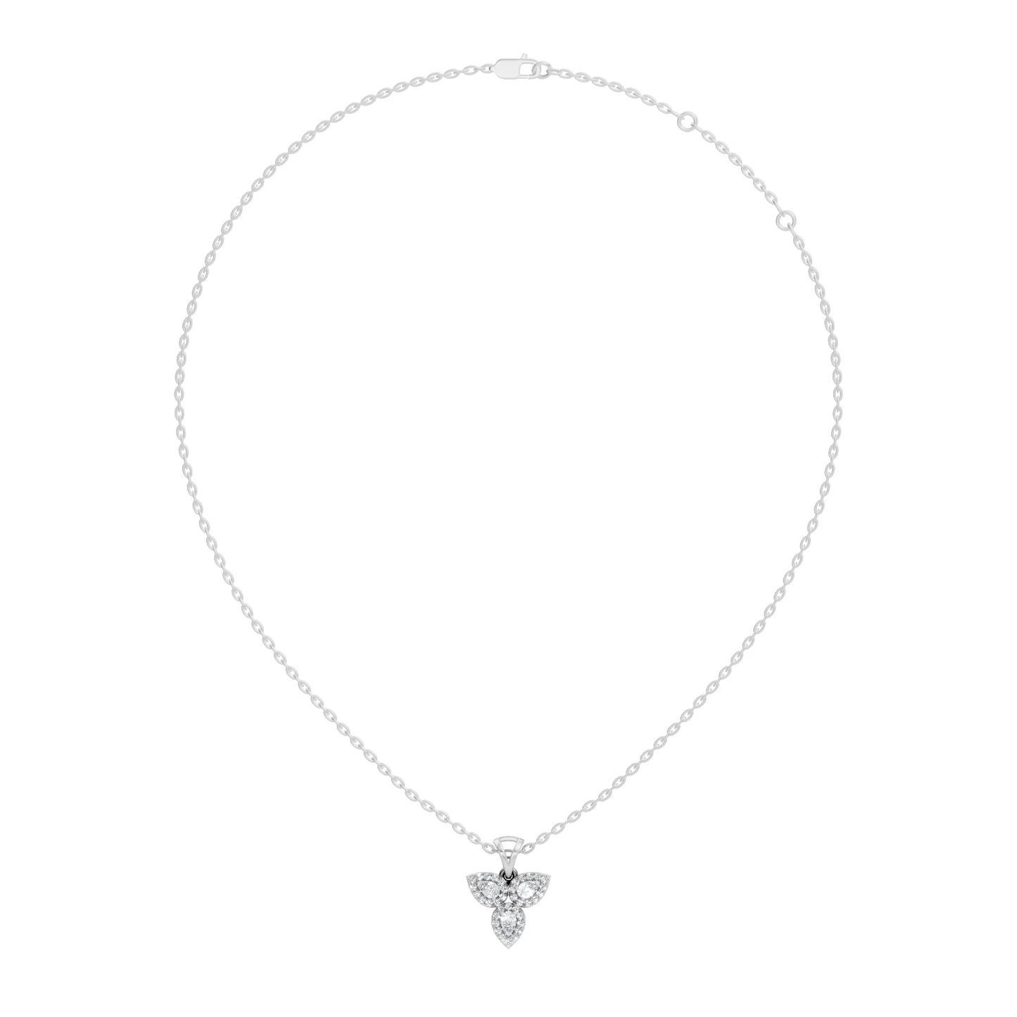 Elegant 0.53 Carat Pear Cut Diamond Pendant Perfect Gift for Women