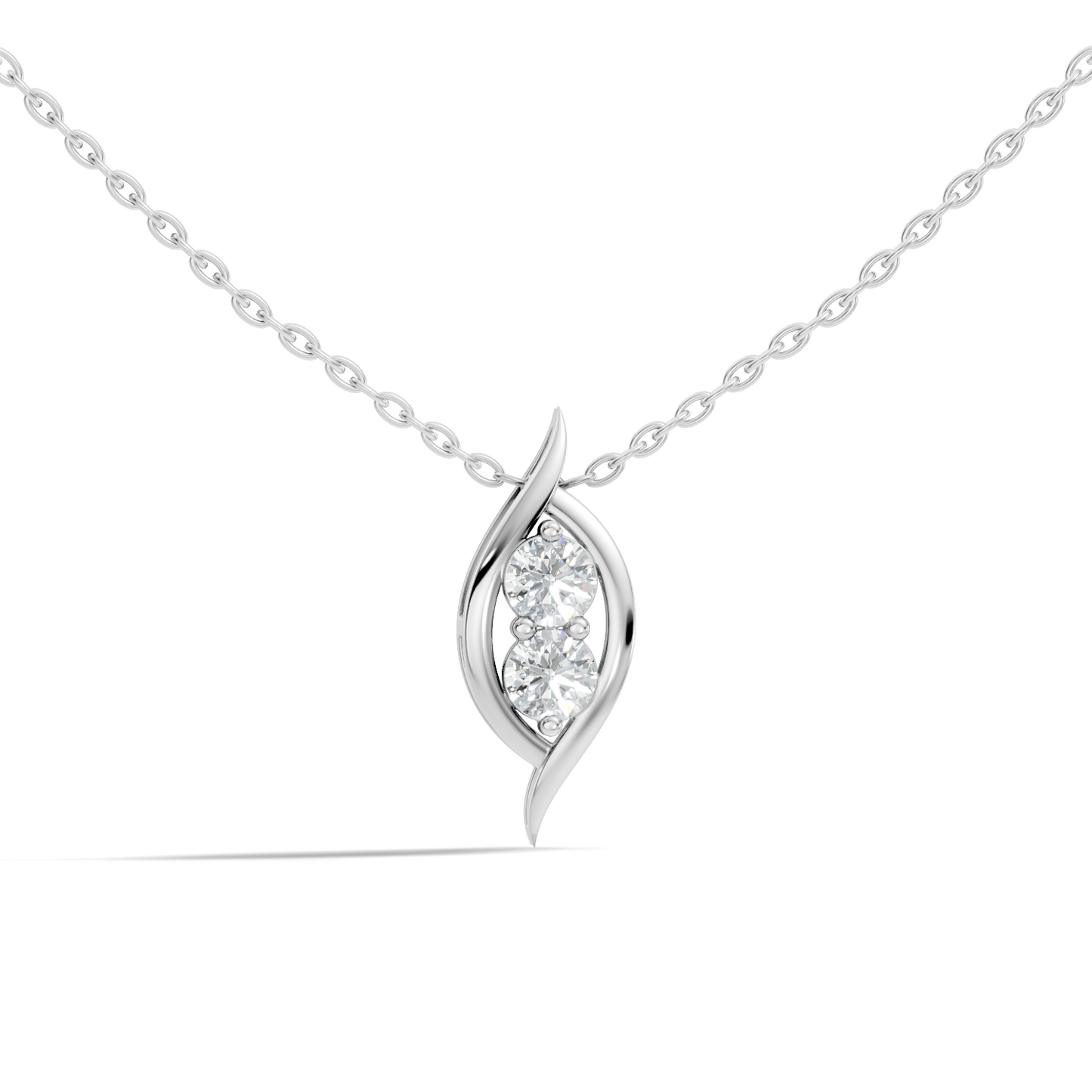 Stunning 0.60 Ct Round Lab-Grown Diamond Pendant in 14K Solid Gold for Her