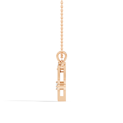 Shinning New Style Round & Marquise Shape Diamond Beautiful Diamond Pendant For Anniversary Gift