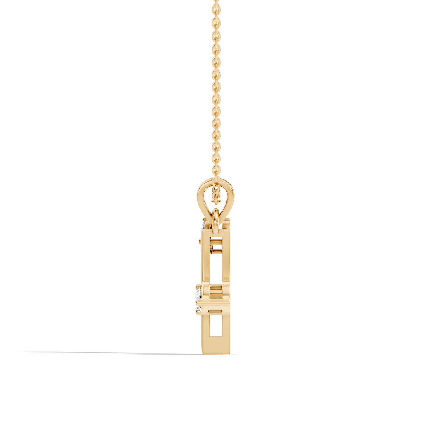 Shinning New Style Round & Marquise Shape Diamond Beautiful Diamond Pendant For Anniversary Gift