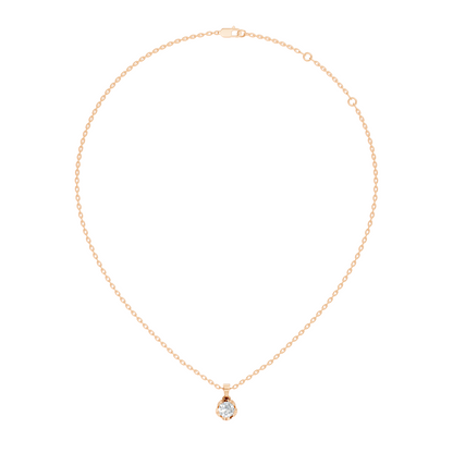 0.40 CT Round Labgrown Round Shape Diamond Pendant Perfect For Weddings & Anniversaries