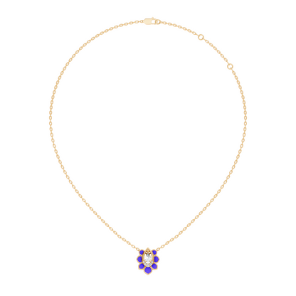 Vintage Pear Cut Labgrown Diamond Pendant With 14K White Gold Delicate Minimalist Jewelry For Her