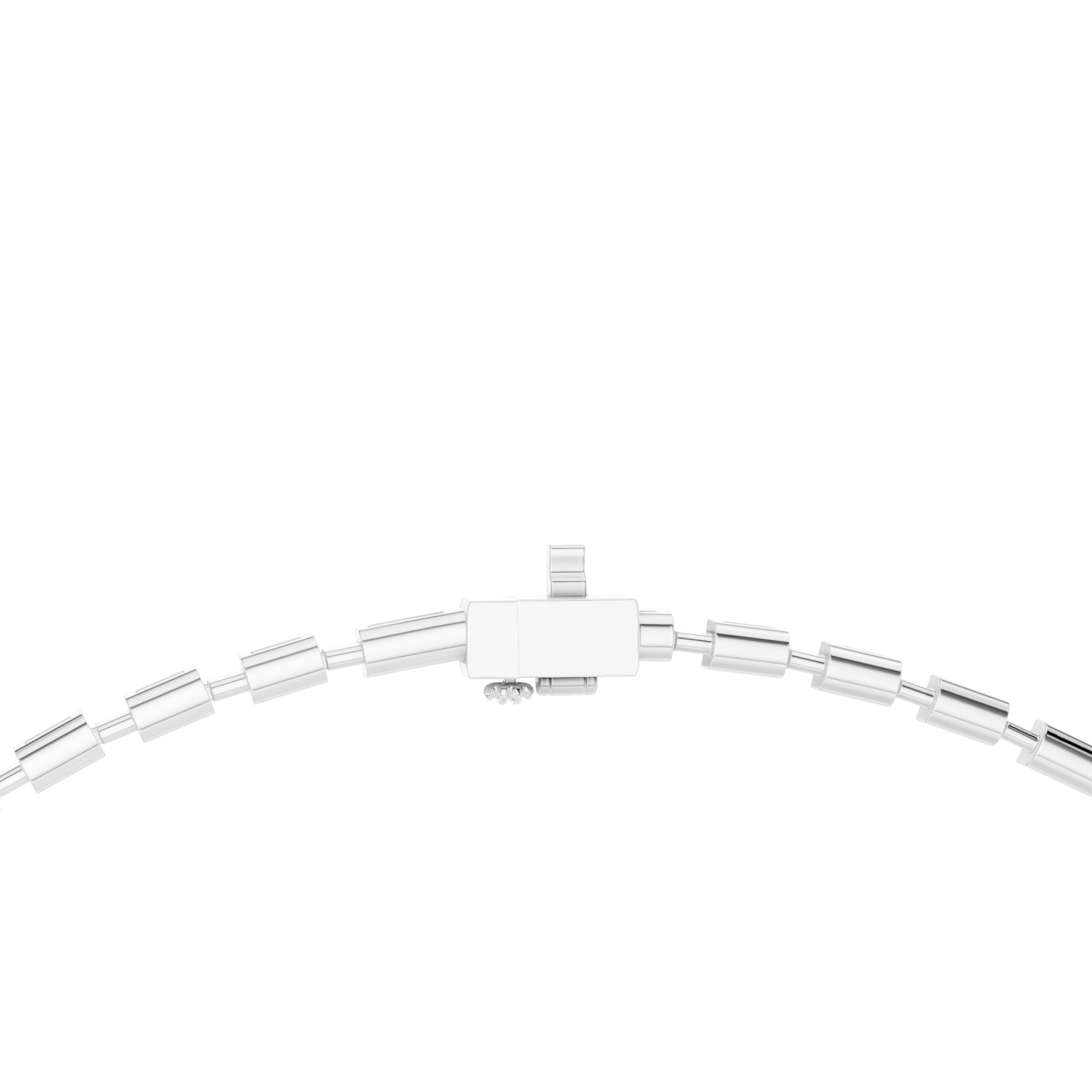 6.09 Ct Emerald Cut Lab grown Diamond 18k Solid Gold Stunning Fabulous Diamond Necklace For Her