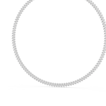 Marquise Cut Lab Grown and Natural Very Stunning And Classic Look Women Diamond Necklace For Her