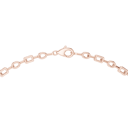 Round, Oval, Emerald At All Shapes Lab grown Diamond 14k Solid Gold Antic Look Diamond Necklace for Her