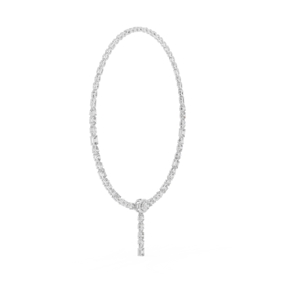 15.73 Ct 14k Solid Gold Lab Grown Diamond Graduation Diamond Necklace For Anniversary Gift