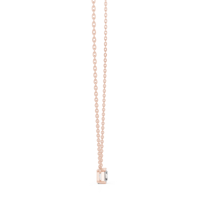 Elegance Emerald Square Shape Lab Grown Unique Shining Diamond Pendant For Occasional Wear