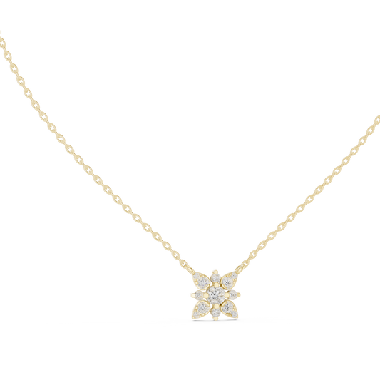 2.05 Cr Round Shape Lab Grown Sparkling Affordable 10k Solid Gold Diamond pendent For Her