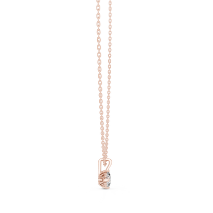 Cushion Shape Lab Grown Diamond Ethically wear Soliatire Pendant For Womens