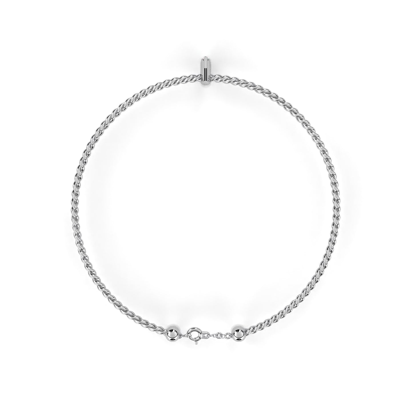Round Cut White Colorless Diamond Unique Simple Solitaire Stackable Prong Set Every Day Tennis Bracelet For Her