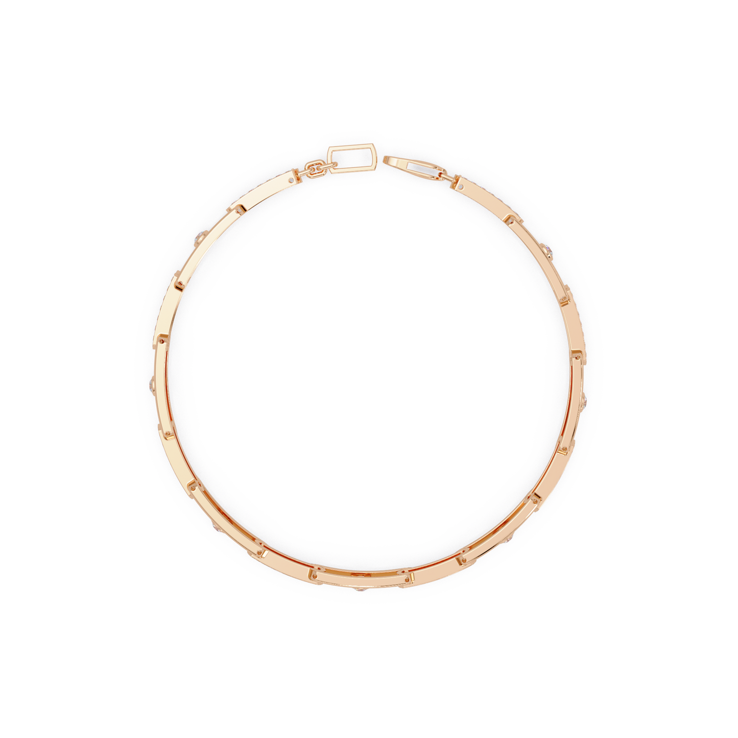 Lab Grown Diamond Link Modern Bracelet for Men - HIGHCARAT DIAMONDS
