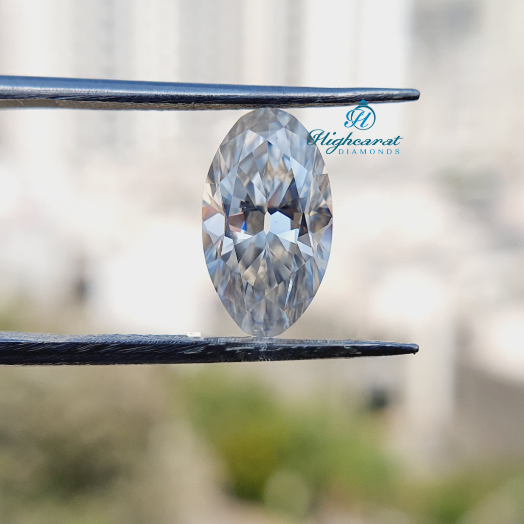 Elegant Marquise cut lab grown diamond featuring elongated brilliance and timeless appeal