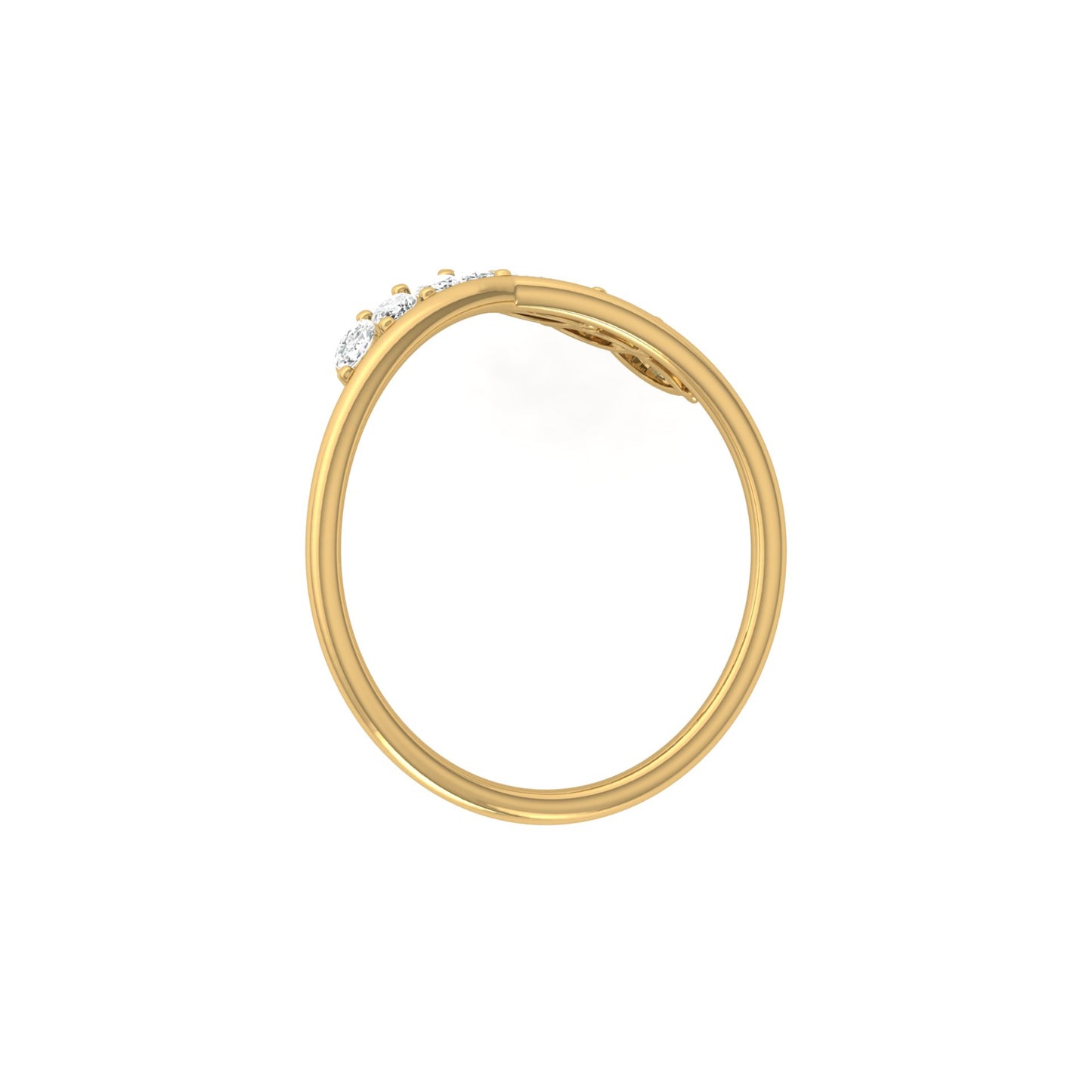 Marquise Cut Ring Band In Labgrown Or Natural Diamond In 14K Solid Gold Classic Elegance On A Budget - HIGHCARAT DIAMONDS